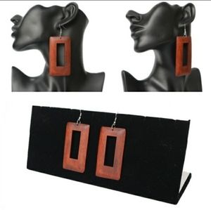 Retro Wooden Earrings